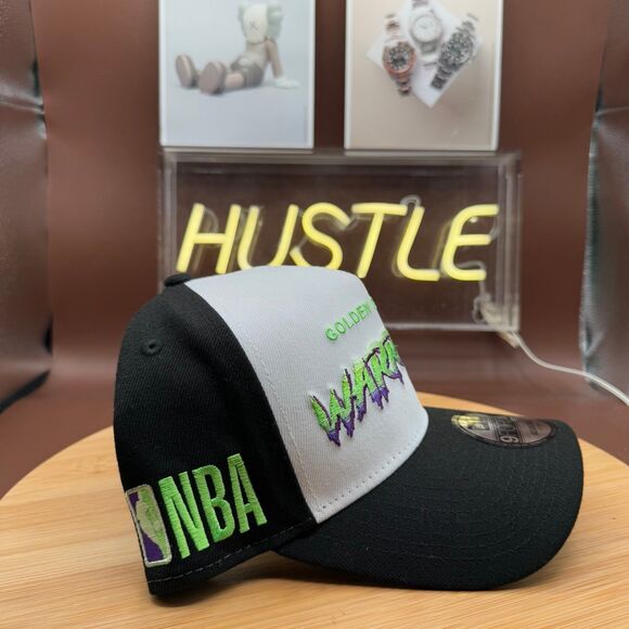 New Era Golden State Warriors A-Frame NBA 9FORTY snapback NWT - Picture 2 of 7
